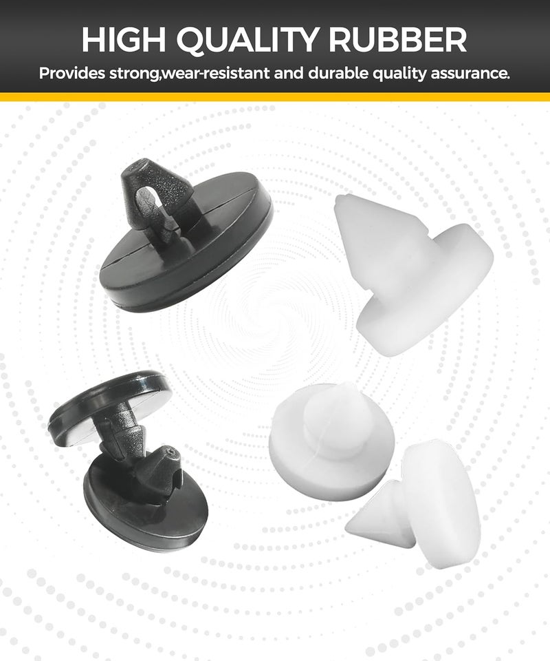 UBOG 8PCS Brake Light Switch Stopper,Car Accessories Brake Switch Stopper,Automotive Clutch Pedal Stopper,Rubber Brake Pedal Stop Pad,Brake Pedal Stopper,Replace OEM 46505-SA5-000,90541-06036 - Image 4